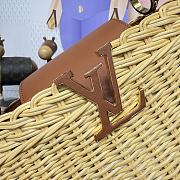 Fortok Louis Vuitton Large Capucines Raffia Brown 27*18*9cm - 6