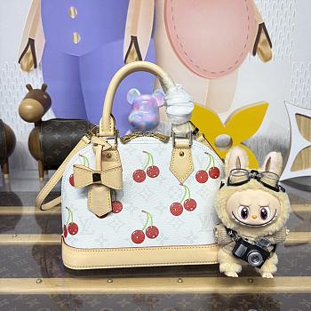 Fortok Louis Vuitton x TM Alma Cherry 23.5*11.5*17.5cm