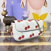 Fortok Louis Vuitton x TM Wallet On Chain Ivy Cherry 23.5*4.3*12cm - 4