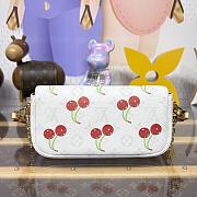 Fortok Louis Vuitton x TM Wallet On Chain Ivy Cherry 23.5*4.3*12cm - 3