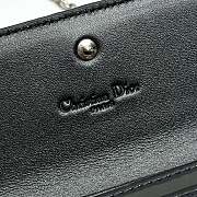 Fortok Lady Dior Pouch with Chain Black 21cm - 3