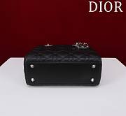 Fortok Dior Lady Dior ABC Bag Black 20*16*8cm  - 6