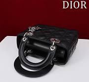 Fortok Dior Lady Dior ABC Bag Black 20*16*8cm  - 4