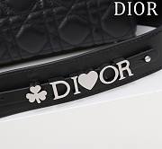 Fortok Dior Lady Dior ABC Bag Black 20*16*8cm  - 5