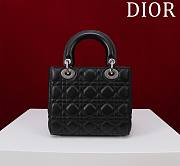 Fortok Dior Lady Dior ABC Bag Black 20*16*8cm  - 3