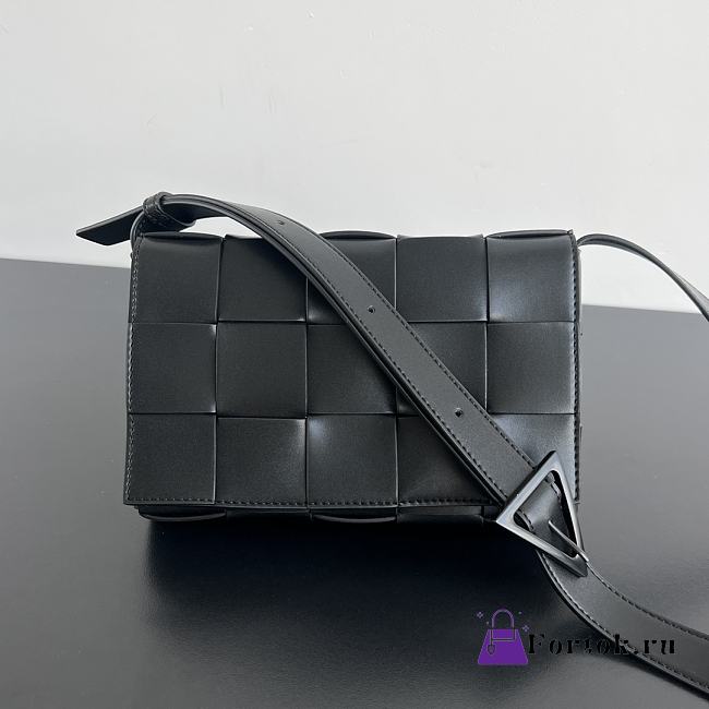 Fortok Bottega Veneta Cassette Black 23x15x5cm - 1