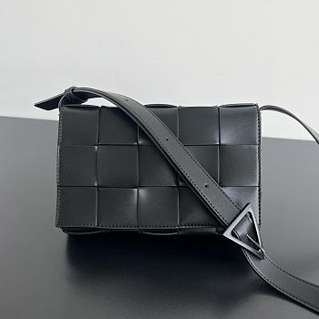 Fortok Bottega Veneta Cassette Black 23x15x5cm