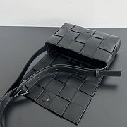 Fortok Bottega Veneta Cassette Black 23x15x5cm - 5