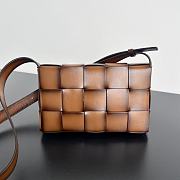 Fortok Bottega Veneta Cassette Coffee 23x15x5cm - 3