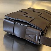 Fortok Bottega Veneta Cassette Brown 23x15x5cm - 5