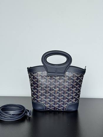Fortok Goyard Beluga Mini Bag Navy Blue 23x18.5x8cm