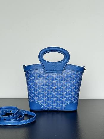 Fortok Goyard Beluga Mini Bag Blue 23x18.5x8cm