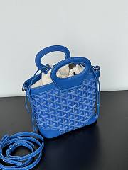 Fortok Goyard Beluga Mini Bag Blue 23x18.5x8cm - 5