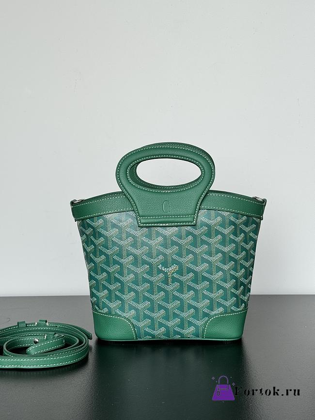 Fortok Goyard Beluga Mini Bag Green 23x18.5x8cm - 1