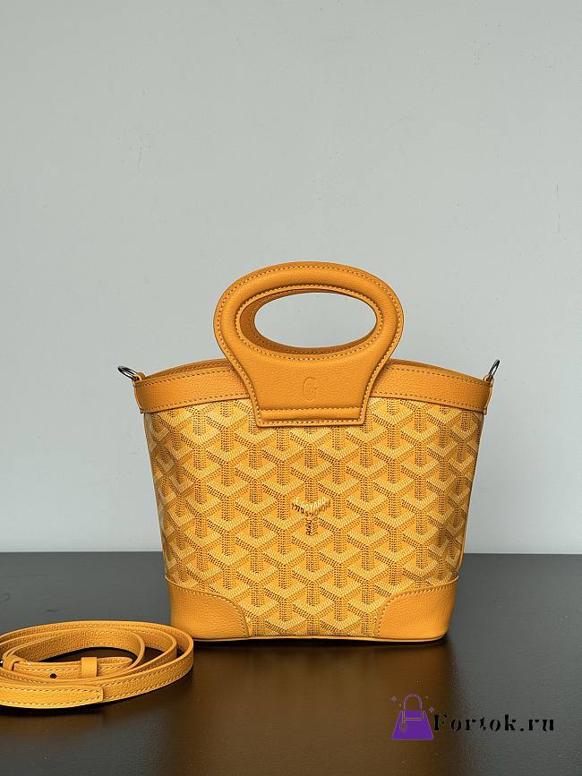 Fortok Goyard Beluga Mini Bag Yellow 23x18.5x8cm - 1