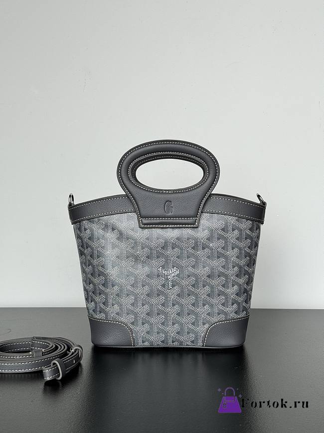 Fortok Goyard Beluga Mini Bag Grey 23x18.5x8cm - 1