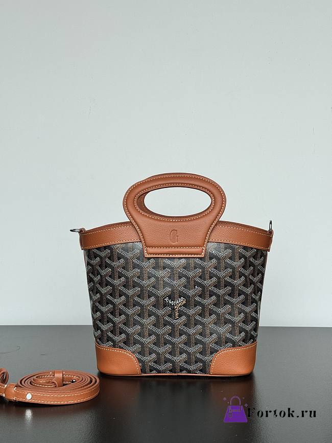 Fortok Goyard Beluga Mini Bag Brown 23x18.5x8cm - 1