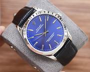 Fortok Rolex Oyster Perpetual 1002 Mens Watch Crocodile Multicolors 41mm - 21mm - 3