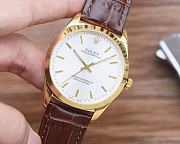 Fortok Rolex Oyster Perpetual 1002 Mens Watch Crocodile Multicolors 41mm - 21mm - 5