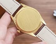 Fortok Rolex Oyster Perpetual 1002 Mens Watch Crocodile Multicolors 41mm - 21mm - 6