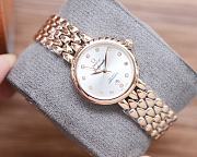 Fortok Omega Watch Pink With Silver/ Rose Gold Strap 27mm - 4