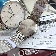Fortok Longines Watches Men's 39mm/ Women's 24mm Silver - 6