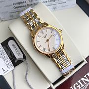 Fortok Longines Watches Men's 39mm/ Women's 24mm Silver With Gold - 2