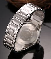 Fortok Longines Watches Silver With Gold Men's 40mm/ Women's 29mm Black/White - 3