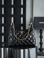 Fortok Chanel 24A Hobo bag Black 29*32*10cm - 2