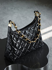 Fortok Chanel 24A Hobo bag Black 29*32*10cm - 5