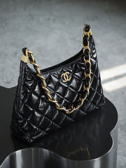 Fortok Chanel 24A Hobo bag Black 29*32*10cm - 4