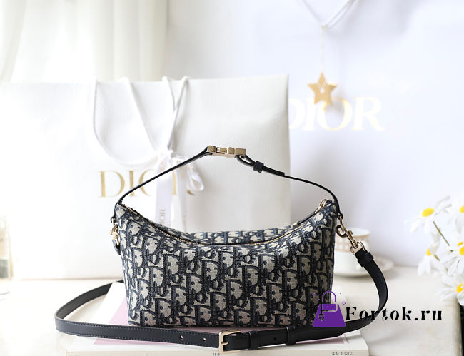 Fortok Dior Medium Diortravel Nomad Pouch 22 x 13 x 9.5 cm - 1