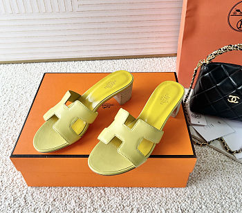 Fortok Hermes Oasis Sandals Yellow