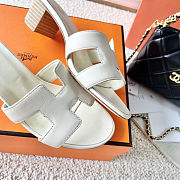 Fortok Hermes Oasis Sandals White - 5