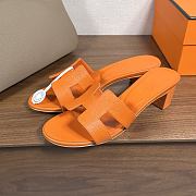 Fortok Hermes Oasis Sandals Leather Orange - 1