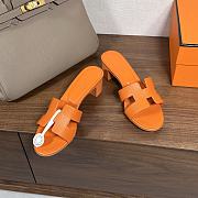 Fortok Hermes Oasis Sandals Leather Orange - 2
