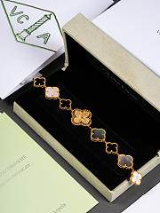 Fortok Van Cleef & Arpels Alhambra Watch Bracelet Gold - 6