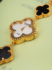 Fortok Van Cleef & Arpels Alhambra Watch Bracelet White - 6