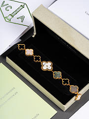 Fortok Van Cleef & Arpels Alhambra Watch Bracelet White - 5