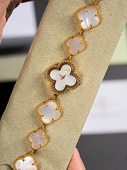 Fortok Van Cleef & Arpels Alhambra Watch Bracelet White Grey - 2