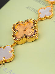 Fortok Van Cleef & Arpels Alhambra Watch Bracelet Gold Grey - 6