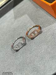 Fortok Hermes Farandole Pig Nose Ring Silver/Rose Gold - 4