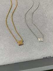 Fortok Hermès Clou d'H pendant Silver/ Rose Gold Necklace - 1
