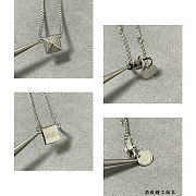Fortok Hermès Clou d'H pendant Silver/ Rose Gold Necklace - 2