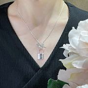Fortok Hermès Kelly Cadenas pendant Silver - 2