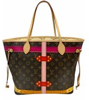 Fortok Louis Vuitton Summer Trunks Neo Neverfull MM Tote 32x29x15cm - 5
