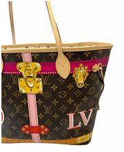 Fortok Louis Vuitton Summer Trunks Neo Neverfull MM Tote 32x29x15cm - 4
