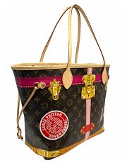 Fortok Louis Vuitton Summer Trunks Neo Neverfull MM Tote 32x29x15cm - 2