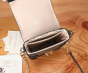 Fortok Louis Vuitton Vertical Trunk Pochette Dark Brown Monogram 11 x 17.5 x 3.5 cm - 2