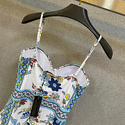 Fortok Versace Swimsuit Flower  - 5
